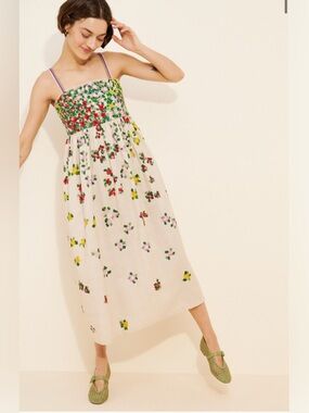 Payal Pratap Pendulina Dress, XS Beige